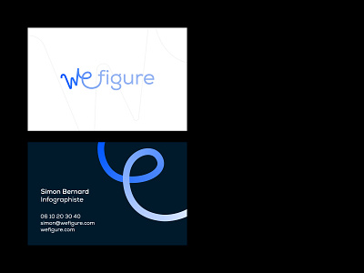 We figure branding finance logo print typography