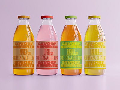 Italian soft drink packaging by Simon on Dribbble