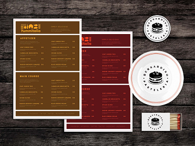 Sloppy S Food Menu Template design