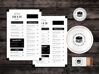 Table Tops Food Menu Template design