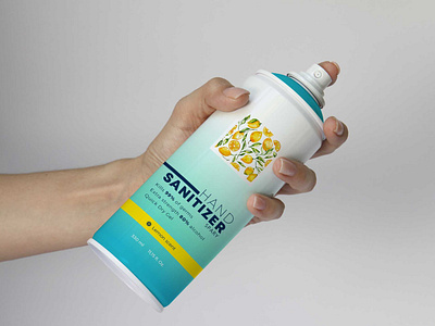 Sanitizer Air Spray Mockup