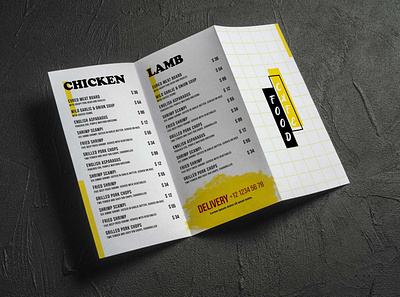 Check Trendy Food Menu Design menu menu design psd