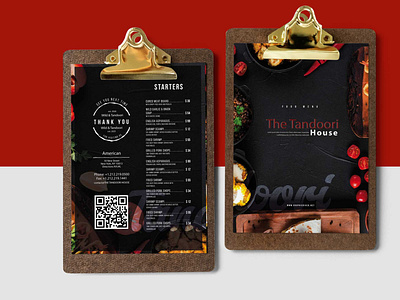 Black Tandoori Menu Design design download menu psd