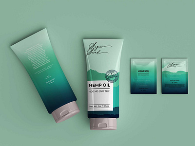 Free Cosmetic Tub Sachet Mockup