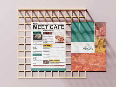 Meet Cafe Menu Design design design art menu premium download premium psd psd