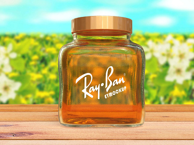 Free Jar Honey Glass Logo Mockup download mockup mockup mockup psd mockups psd