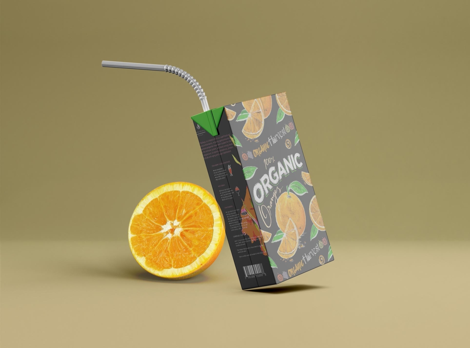 Download Free Orange Fruit Juice Box Packaging Mockup By Anuj Kumar On Dribbble
