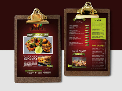 Turkish Cuisine Menu Design Template