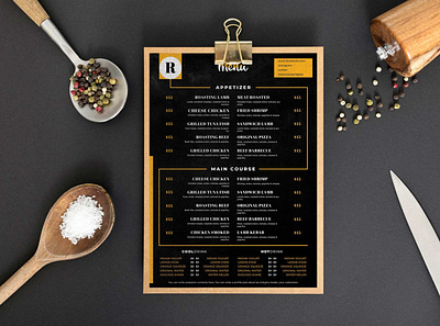 Fried Chicken Menu Design Template download mockup mockup mockups psd