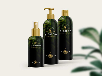 Shampoo Collection Bottle Mockup