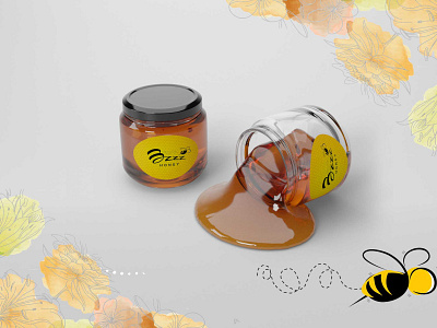 Delicious Liquid Honey Jar Mockup download mockup mockup mockups psd