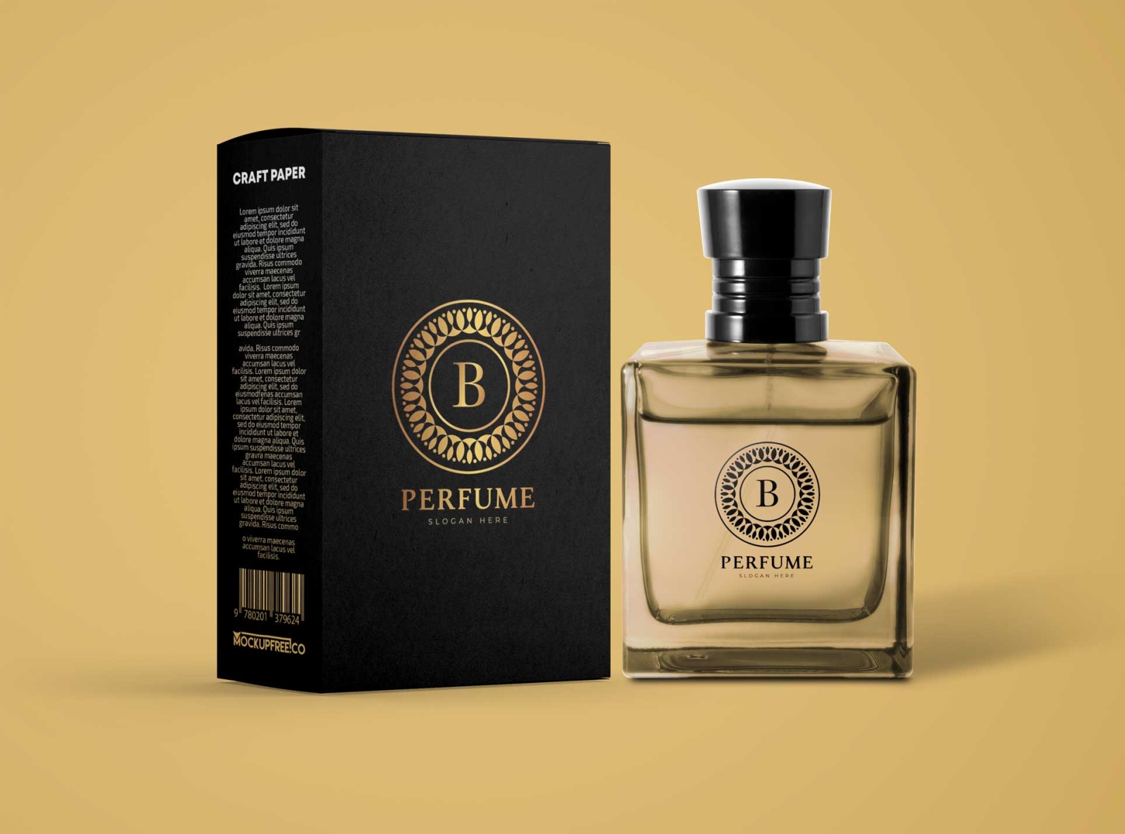 Dribbble - Black Label Perfume Bottle Packaging Mockup (1).jpg by Anuj ...