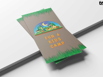 Summer Camp Tri Fold Brochure  Design Template