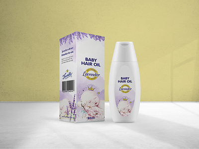 Download Free Baby Lavender Hair Oil Packaging Mockup By Anuj Kumar On Dribbble