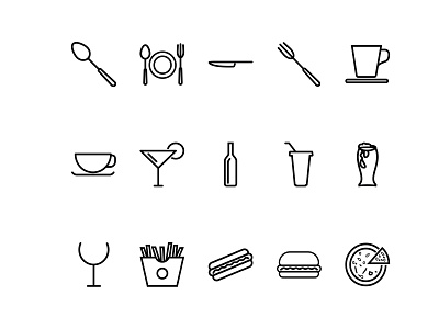 Free Summer Food & Drinks Icon Sets