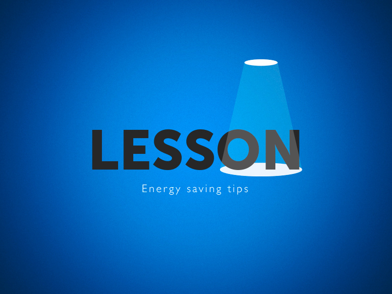 Lesson branding identity graphic brand logo app mark energy environment tips spotlight design