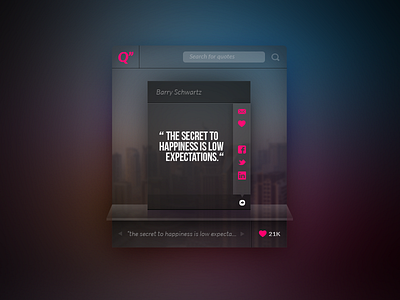 Quotes Playoff app background barry blurry design playoff quotes schwartz ui ux web widget