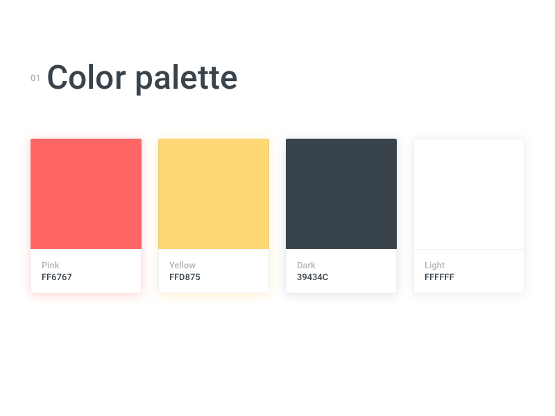 Color palette by Aurora Pleguezuelo on Dribbble