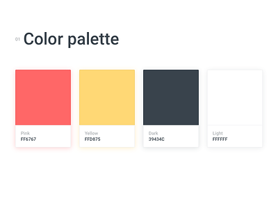 Color palette colors guide palette scheme style swatches