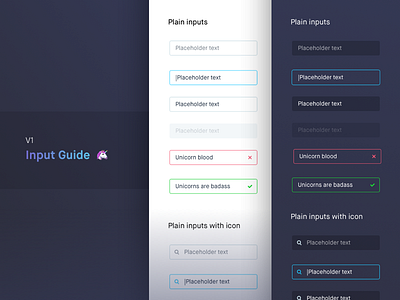 Input guide - Component project V1