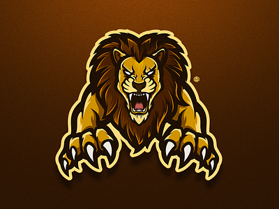 LION ANGRY angry animal brand branding design esports illustration inspiration liion logo mascot design mascot logo vector