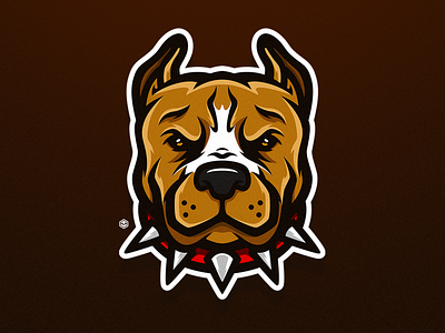 PITBULL DOG brand branding design dog esports gaming graphic design illustration inspiration logo mascot mascot design mascot logo sport vector