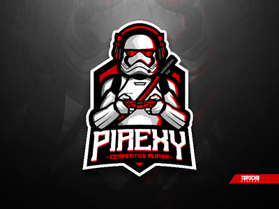 PIREXY artwork brand clon design esport esports gamer illustration logo logo gaming logo insporation mascot design mascot logo sport sport logo sports star wars trooper troopers vector