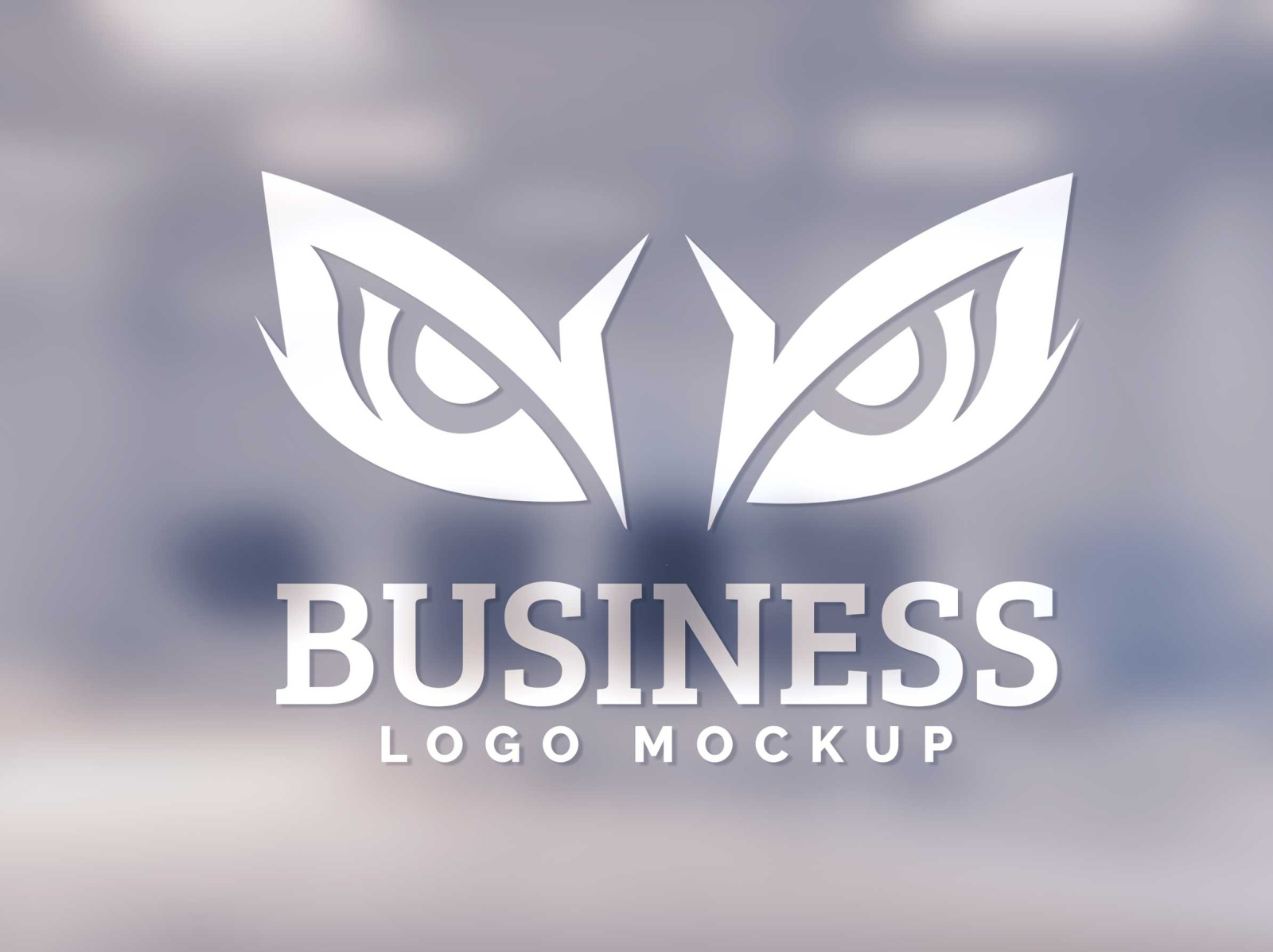 Free Blur Glass Wall Logo Mockup by Anuj Kumar on Dribbble