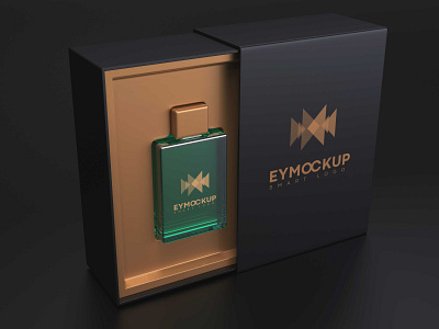 Free Chikao Perfume Box Mockup