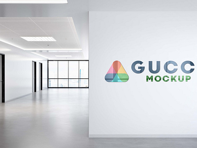 Free Gucci Office Logo Mockup