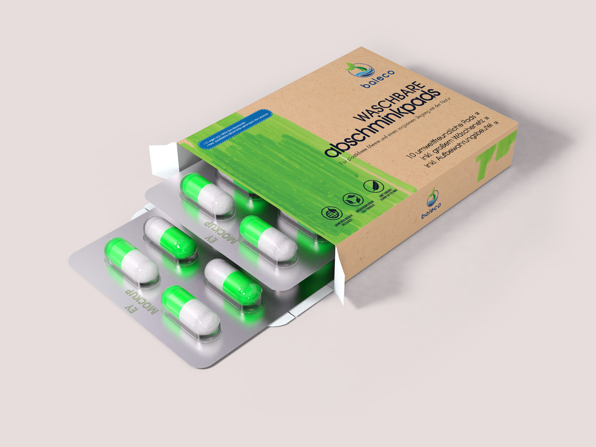 Download Free Medical Pill Packet Label Mockup by Anuj Kumar on Dribbble
