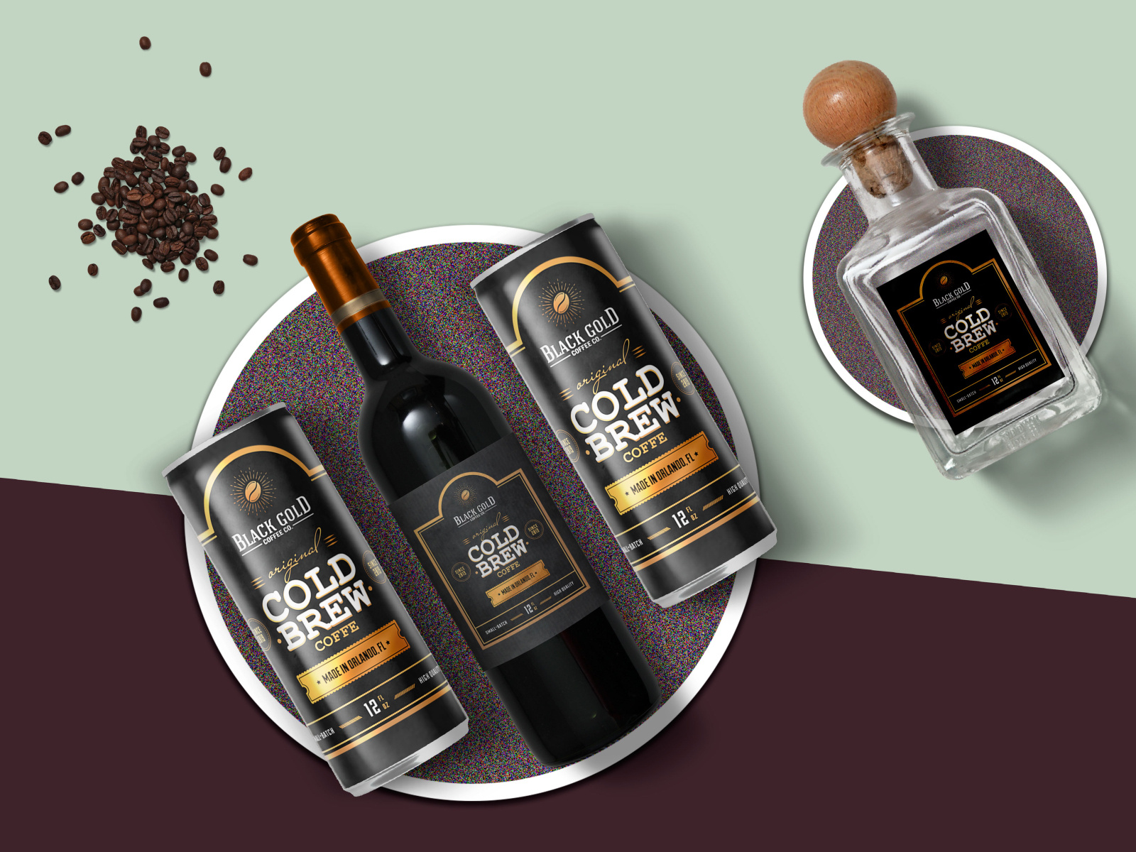 Cold Brew Beer Premium Mockup by Anuj Kumar on Dribbble