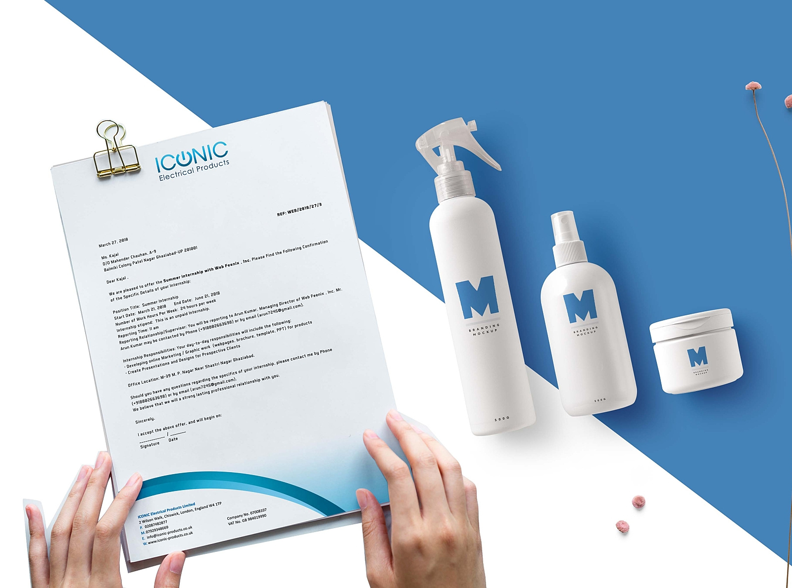 Download Cbd Letter Head Branding Mockup By Anuj Kumar On Dribbble PSD Mockup Templates