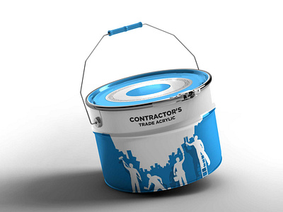 Download Free Cool Paint Bucket Mockup By Anuj Kumar On Dribbble