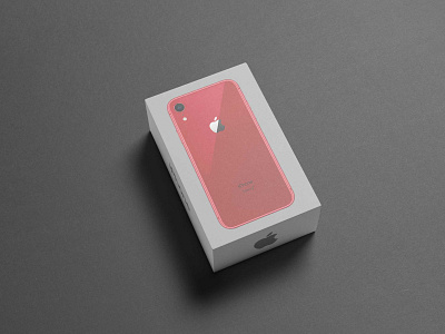 Free I Phone Box Mockup