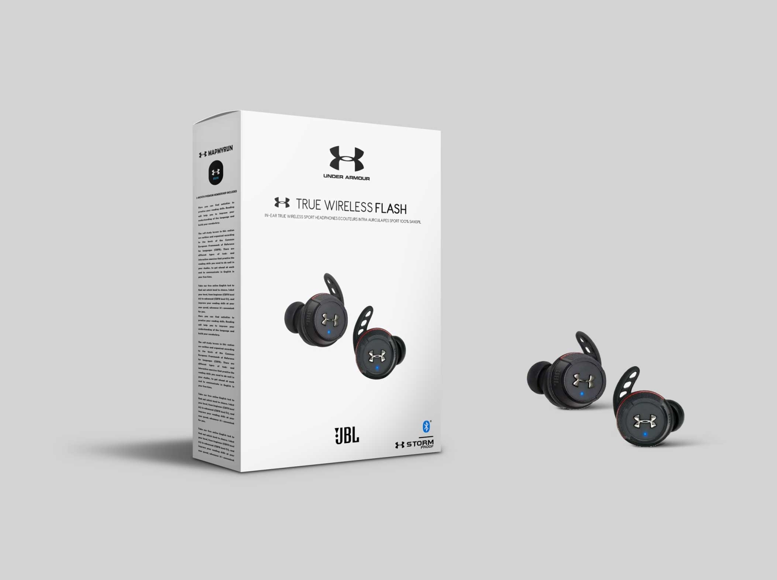 Download Jbl Under True Wireless Box Packaging Mockup By Anuj Kumar On Dribbble PSD Mockup Templates