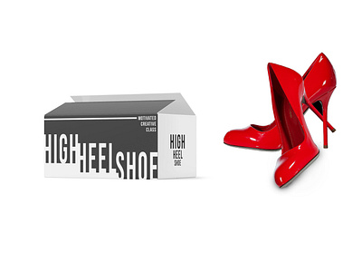 Premium High Classy Shoe Box Mockup