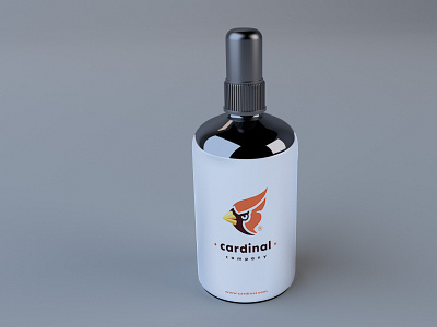 Free Spray Deo Bottle Mockup