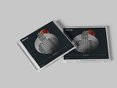 Free Sony CD Cover Mockup