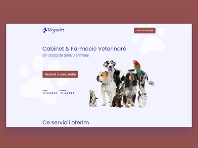 Vet Clinic Concept Landing Page