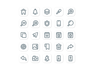 User interface icon set icon icon design icon pack icon set iconography icons outline ui ux vector
