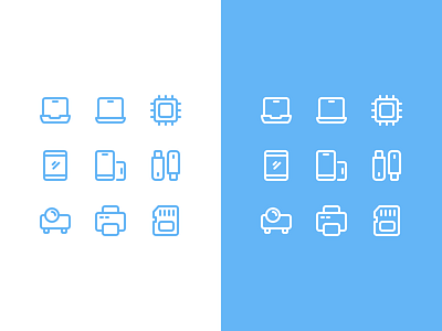 Device icon set