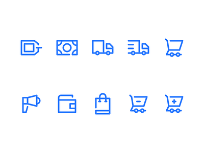 E-Commerce icon set