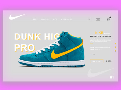 Nike Web Design Concept
