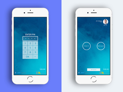 Time Punch App UI/UX Design