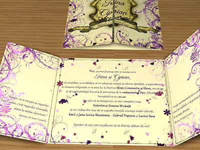 Wedding Invitation (Version 2) 3d invitation wedding