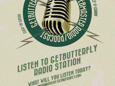 getButterfly Online Radio Poster