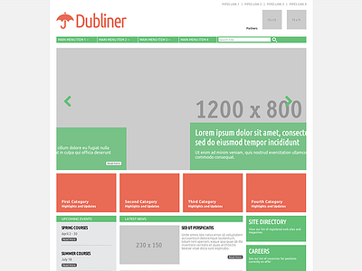 Dubliner css html template