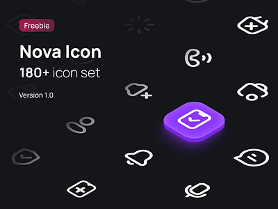 Free Nova Icon Set community download figmacommunity free freebie glyph icon iconography icons pack iconset symbol ui component