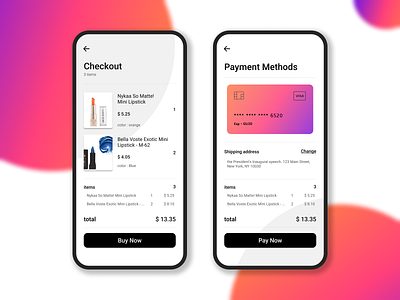 Checkout Page - DailyUi #002 application ui checkout page dailyui dailyui2 dailyuichallenge figma payment page ui ui designer ux